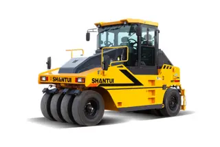 高效施工压路机：强大动力与稳定压实效果