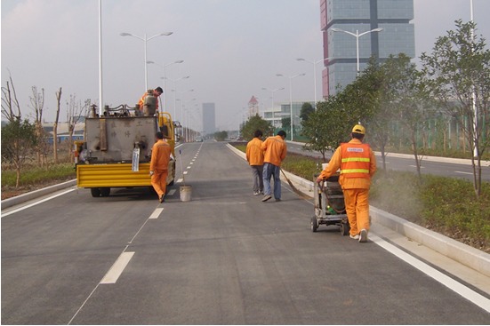 道路标线涂料施工工艺流程及质量控制要点