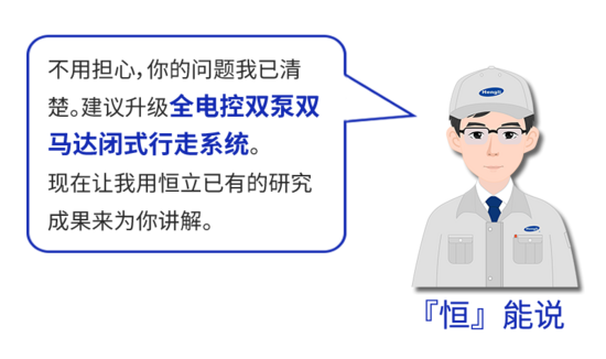 全电控双泵双马达闭式行走系统解决方案(图2)