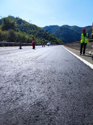 高速公路微表处施工标准化观摩会成功举行(图5)