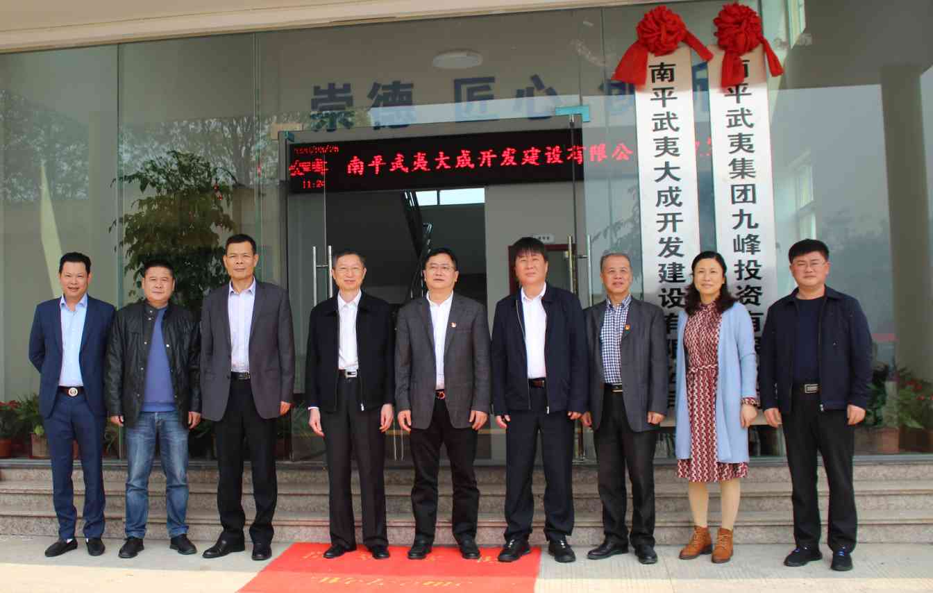 武夷大成开发建设有限公司在南林林产工贸园区举行揭牌仪式(图5)