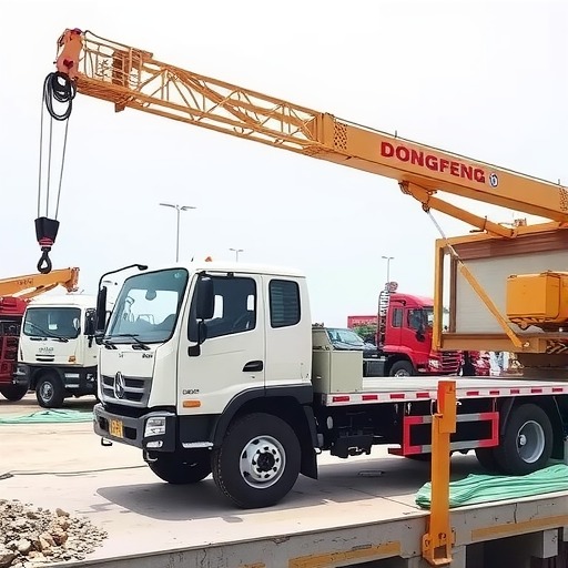 森源重工 森源重工10吨东风底盘起重机 起重机(图1)