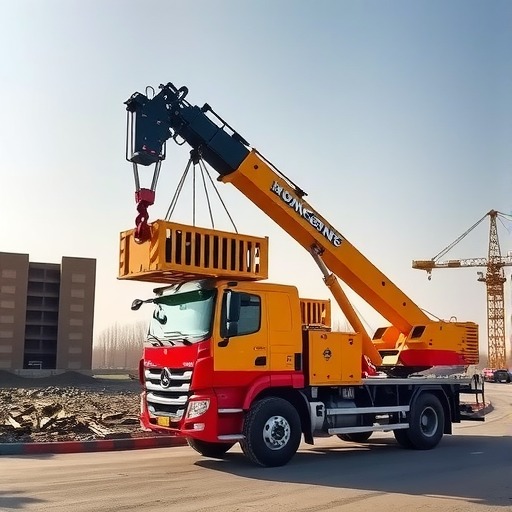 森源重工 森源重工8吨东风底盘起重机 起重机(图1)