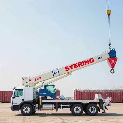 森源重工 森源重工8吨森源底盘4节臂起重机 起重机(图1)