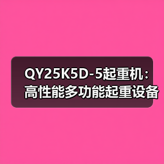 QY25K5D-5起重机：高性能多功能起重设备（图4）