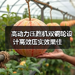 高动力压路机双钢轮设计高效压实效果佳（图1）