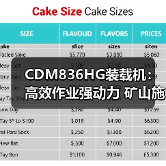 CDM836HG装载机：高效作业强动力 矿山施工更省心（图3）