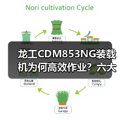龙工CDM853NG装载机为何高效作业?六大核心优势解析(图3) 龙工CDM853NG装载机为何高效作业?六大核心优势解析(图3)