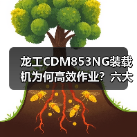 龙工CDM853NG装载机为何高效作业?六大核心优势解析(图2) 龙工CDM853NG装载机为何高效作业?六大核心优势解析(图2)