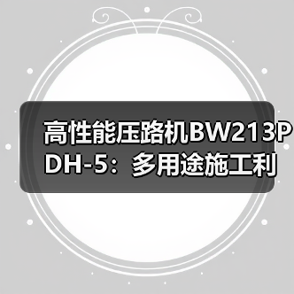 高性能压路机BW213PDH-5：多用途施工利器（图4）