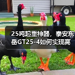 25吨起重神器，泰安东岳GT25-4如何实现高效作业？（图3）