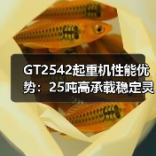 GT2542起重机性能优势：25吨高承载稳定灵活（图2）