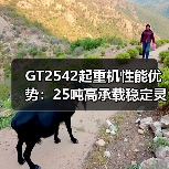 GT2542起重机性能优势：25吨高承载稳定灵活（图3）