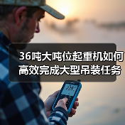 36吨大吨位起重机如何高效完成大型吊装任务?(图4) 36吨大吨位起重机如何高效完成大型吊装任务?(图4)