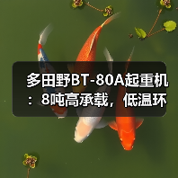 多田野BT-80A起重机:8吨高承载,低温环境高效作业(图1) 多田野BT-80A起重机:8吨高承载,低温环境高效作业(图1)