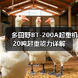 多田野BT-200A起重机20吨起重能力详解（图2）