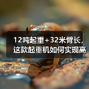 12吨起重+32米臂长，这款起重机如何实现高效作业？（图4）