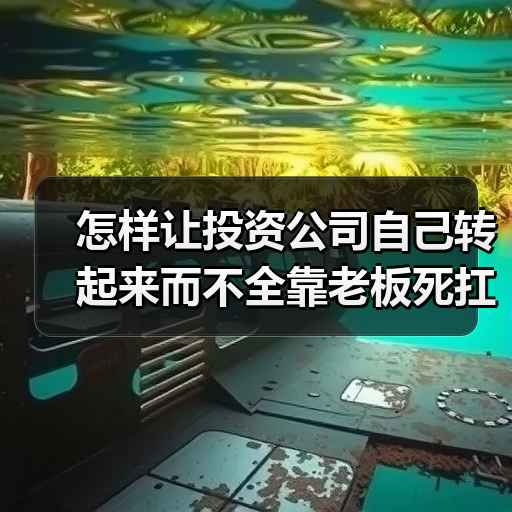 怎样让投资公司自己转起来而不全靠老板死扛?(图4) 怎样让投资公司自己转起来而不全靠老板死扛?(图4)