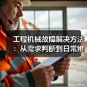 工程机械故障解决方法:从需求判断到日常维护完整指南(图2) 工程机械故障解决方法:从需求判断到日常维护完整指南(图2)