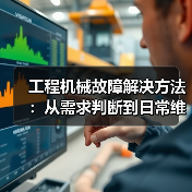 工程机械故障解决方法:从需求判断到日常维护完整指南(图3) 工程机械故障解决方法:从需求判断到日常维护完整指南(图3)