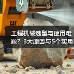 工程机械选型与使用难题?3大原因与5个实用解决方法(图1) 工程机械选型与使用难题?3大原因与5个实用解决方法(图1)