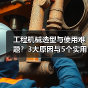 工程机械选型与使用难题?3大原因与5个实用解决方法(图3) 工程机械选型与使用难题?3大原因与5个实用解决方法(图3)