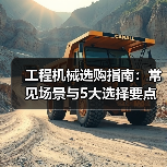 工程机械选购指南:常见场景与5大选择要点(图3) 工程机械选购指南:常见场景与5大选择要点(图3)