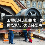 工程机械选购指南：常见场景与5大选择要点