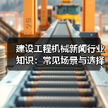 建设工程机械新闻行业知识：常见场景与选择要点（图1）