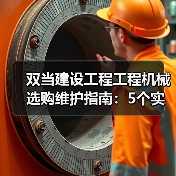 双当建设工程工程机械选购维护指南：5个实用方法解析（图3）