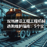 双当建设工程工程机械选购维护指南：5个实用方法解析（图4）