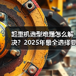 起重机选型难题怎么解决?2025年最全选择要点与注意事项(图1) 起重机选型难题怎么解决?2025年最全选择要点与注意事项