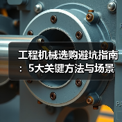 工程机械选购避坑指南:5大关键方法与场景解析(图2) 工程机械选购避坑指南:5大关键方法与场景解析(图2)
