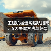 工程机械选购避坑指南:5大关键方法与场景解析(图3) 工程机械选购避坑指南:5大关键方法与场景解析(图3)