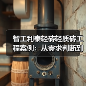 智工利泰轻砖轻质砖工程案例:从需求判断到维护的实战经验(图4) 智工利泰轻砖轻质砖工程案例:从需求判断到维护的实战经验(图4)