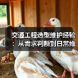 交通工程选型维护经验:从需求判断到日常维护5大方法(图3) 交通工程选型维护经验:从需求判断到日常维护5大方法(图3)