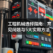 工程机械选择指南：常见问题与5大实用方法