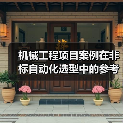 机械工程项目案例在非标自动化选型中的参考价值