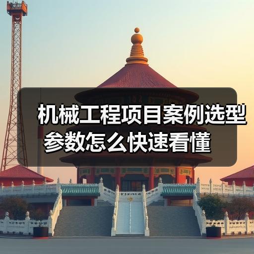机械工程项目案例选型参数怎么快速看懂