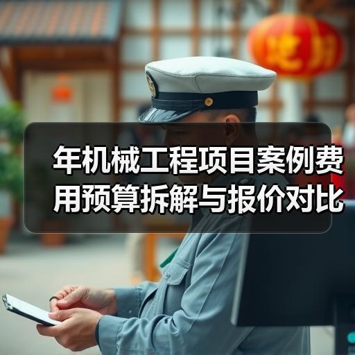 年机械工程项目案例费用预算拆解与报价对比