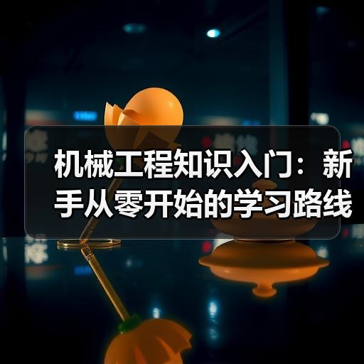 机械工程知识入门：新手从零开始的学习路线规划