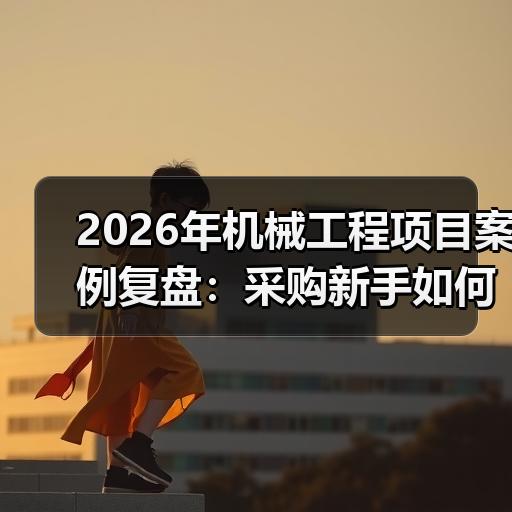 2026年机械工程项目案例复盘：采购新手如何判断方案是否靠谱