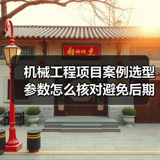 机械工程项目案例选型参数怎么核对避免后期返工
